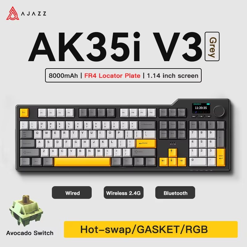 Gaming Keyboard Tkl - Игровая клавиатура Ajazz AK35I V3/V4 MAX
