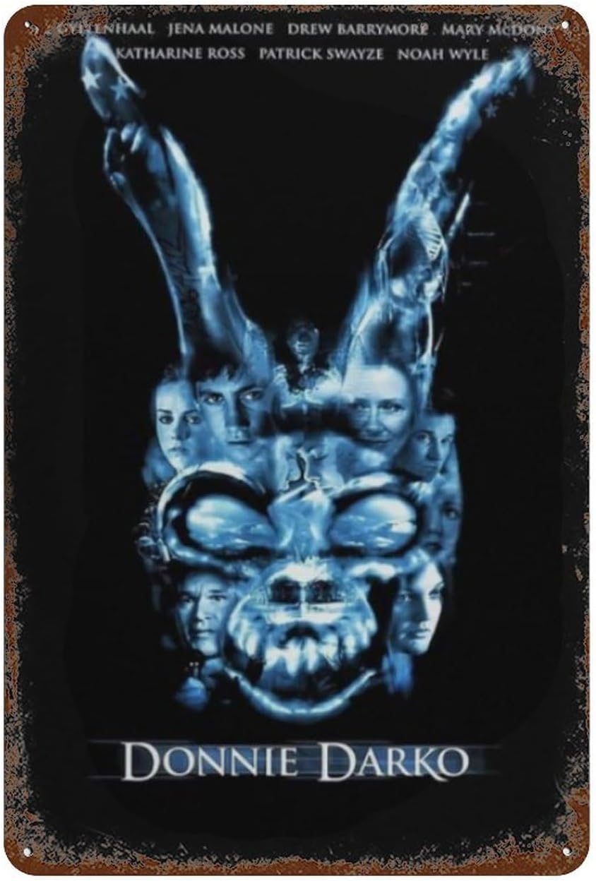 Brass Weight Plate - Металлическая винтажная табличка Donnie Darko для