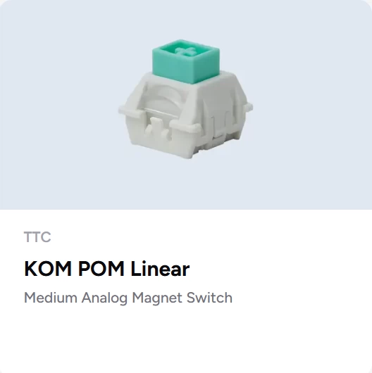 Gaming Keyboard Magnetic Switches - Магнитный переключатель Wooting x TTC KOM