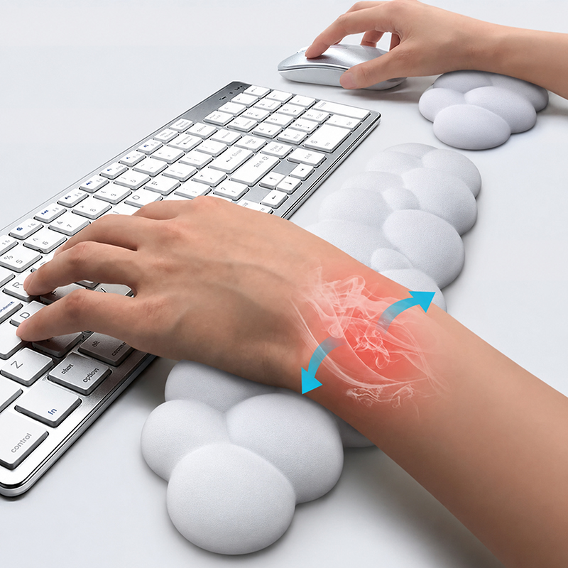 Keyboard Mouse Bundle Gaming - Коврик для мыши с подставкой для