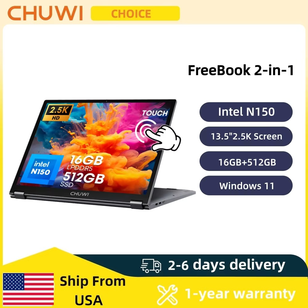 Keyboard Gaming Mac - Ноутбук-трансформер CHUWI FreeBook 2-в-1 с сенсорным