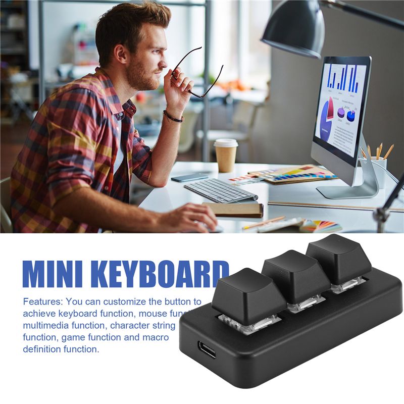 Программируемая мини-клавиатур – обзор и цена Gaming Keyboard Mechanical