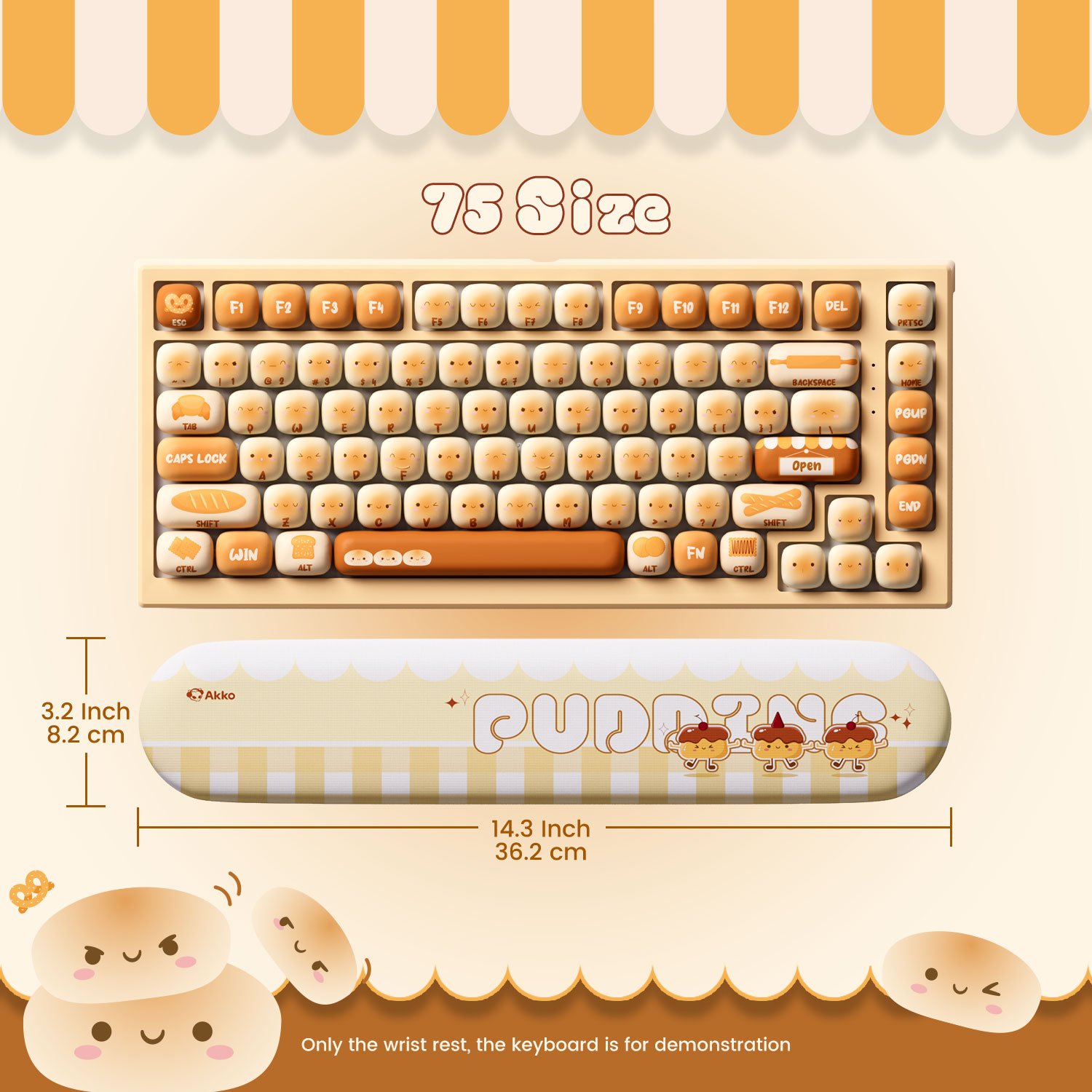Akko Pudding Buns Клавиатура П – обзор и цена Gaming Keyboard Ergonomics