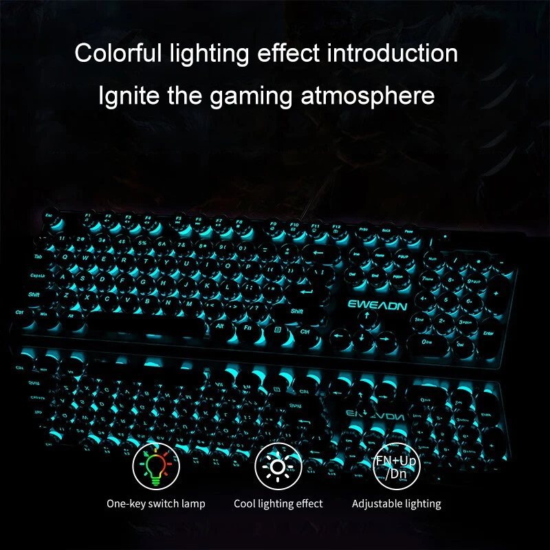 Ретро-панк набор клавиатуры и  – обзор и цена Gaming Keyboard Mechanical
