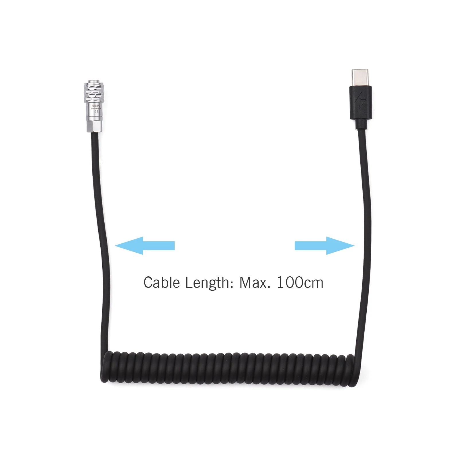 Новый кабель питания PD 12V 3A – обзор и цена Coiled Usb Cable