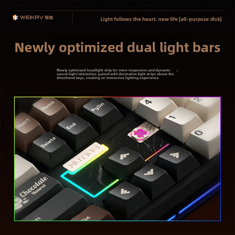 Механическая клавиатура WEIKAV – обзор и цена Gaming Keyboard Wireless