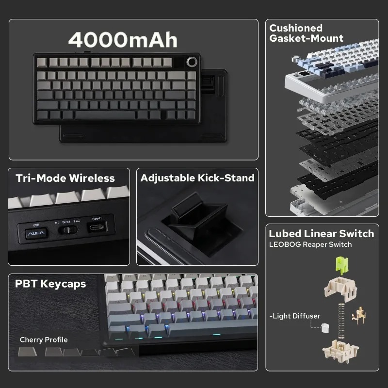 Механическая клавиатура AULA F – обзор и цена Gaming Keyboard Mechanical