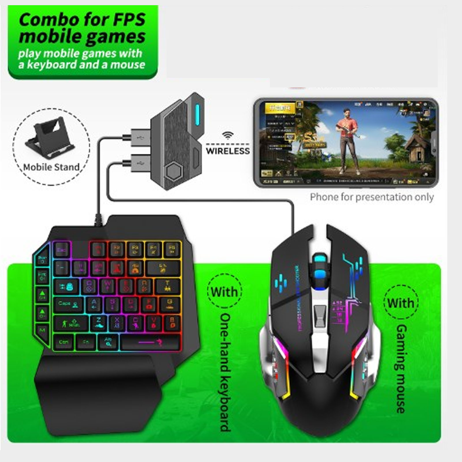 Комплект конвертера для клавиа – обзор и цена Gaming Keyboard Mouse Combo