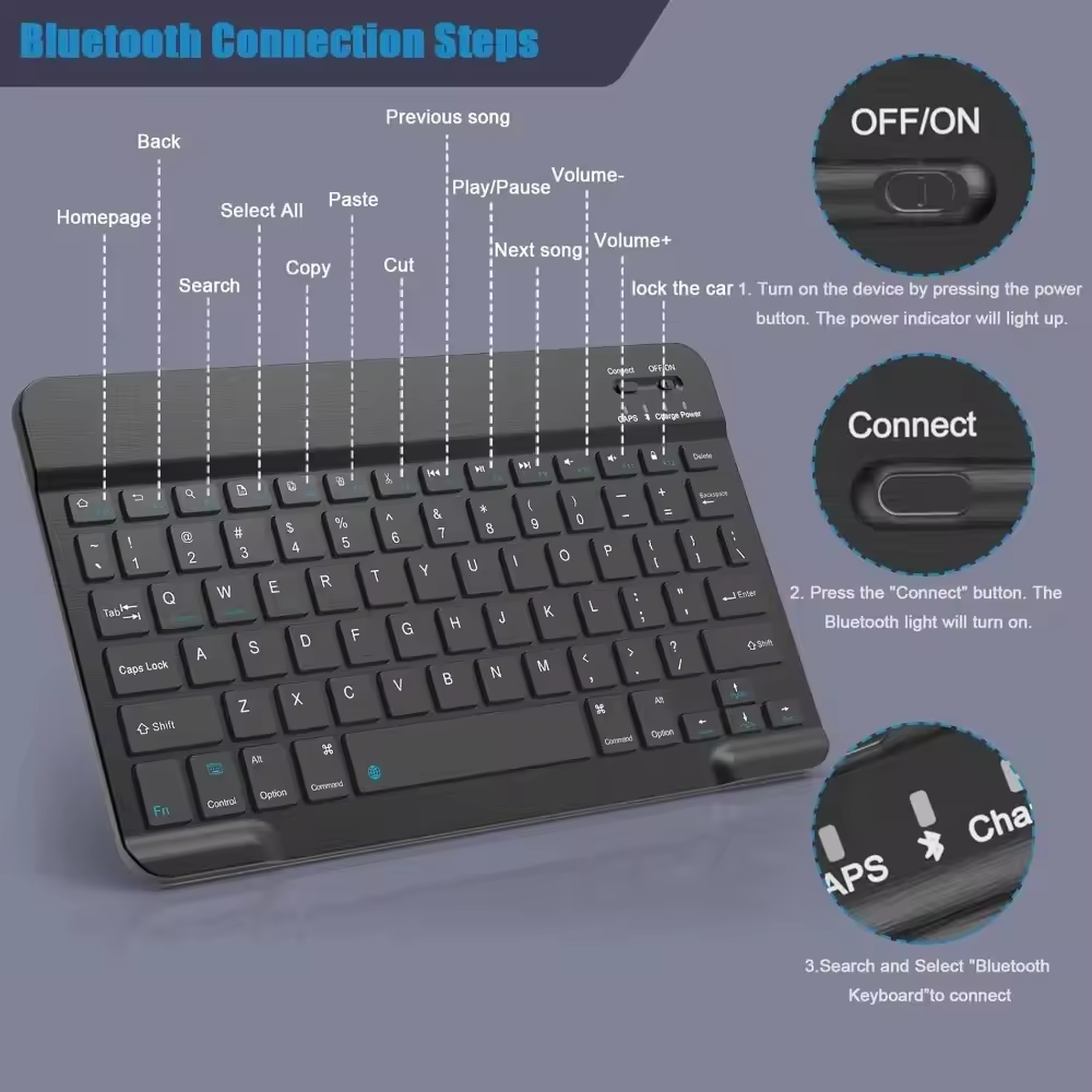 Беспроводная Bluetooth-клавиат – обзор и цена Gaming Keyboard Mouse Wireless