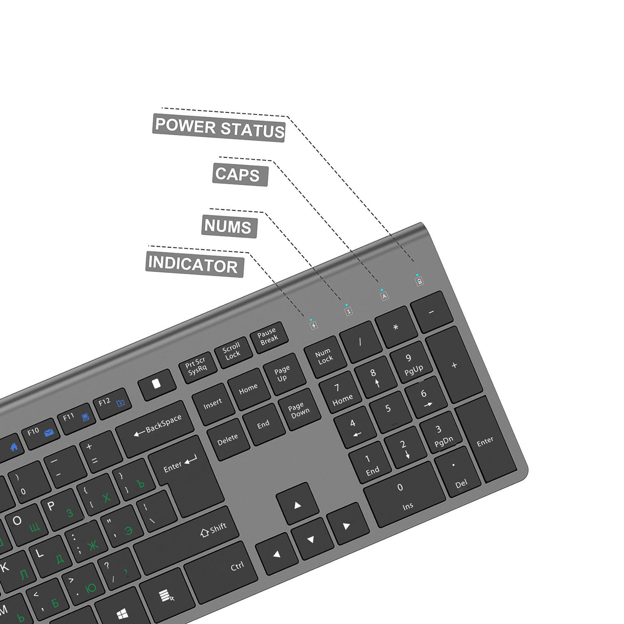 Беспроводная клавиатура и мышь – обзор и цена Gaming Keyboard Mouse Wireless