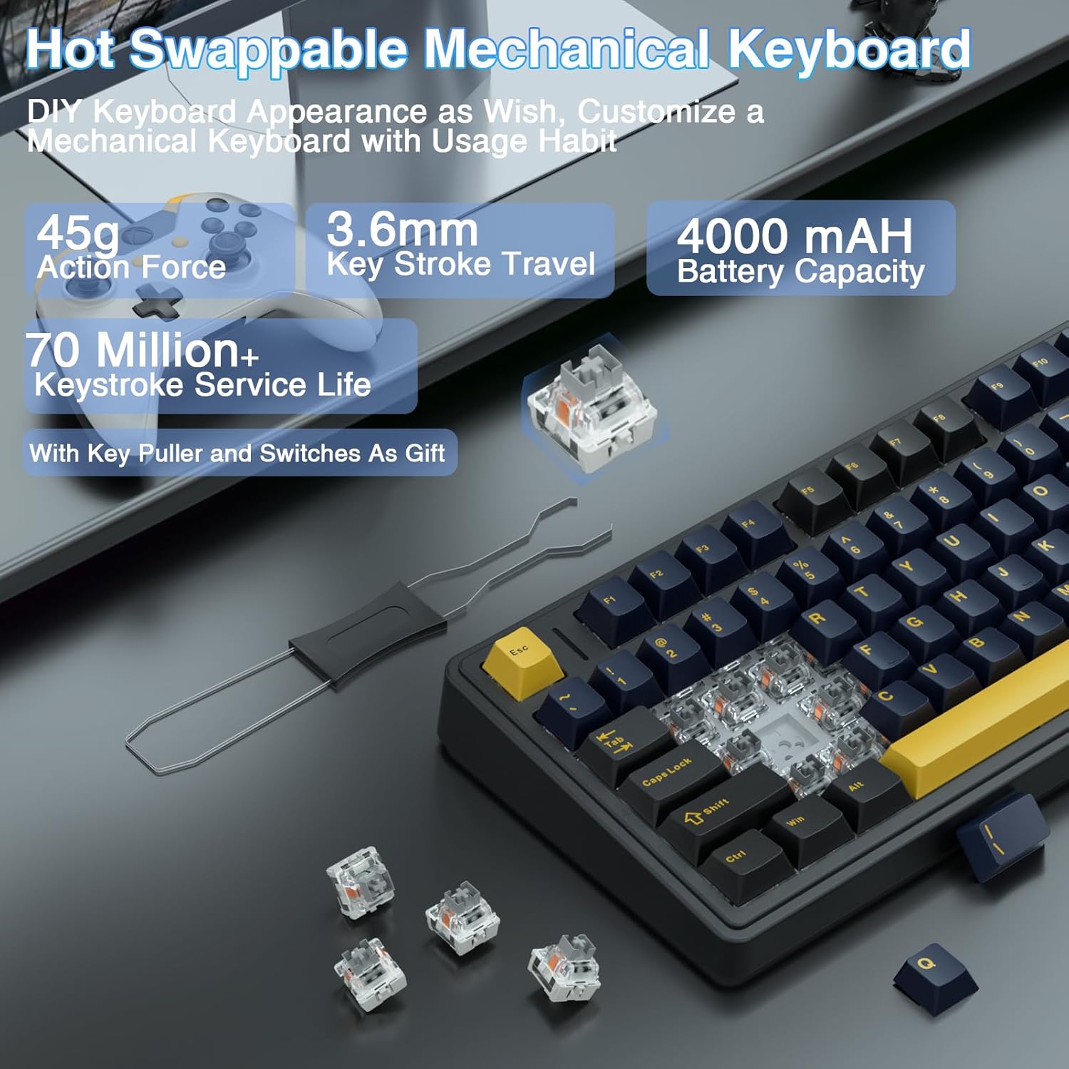 Механическая клавиатура Aula F – обзор и цена Gaming Keyboard Number Pad