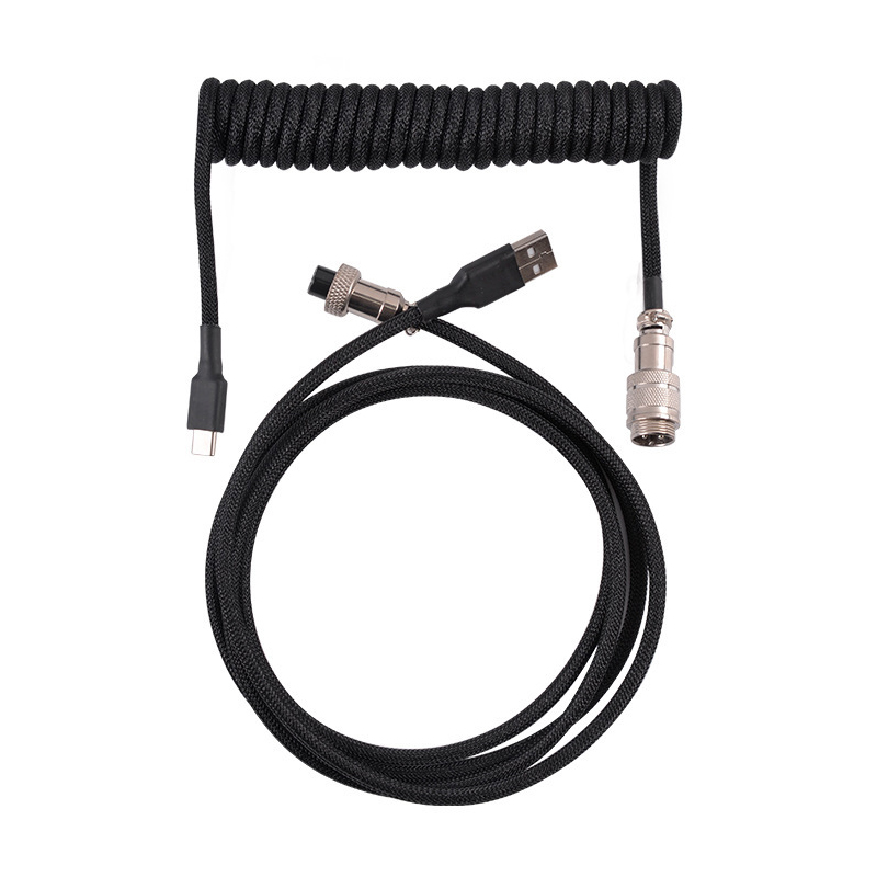 Тип C Механическая клавиатура  – обзор и цена Coiled Usb Cable